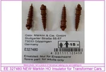 Ee 32748 New Marklin Ho Transformer Isolators Various Cars, 4EA. Fixed Price $12.77.