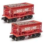 2-PIECE Gauge Soo Line Ore Cars. Fixed Price $67.97.