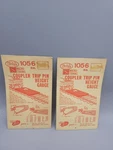 X2 Kadee 1056 Coupler Trip Pin .010" Height Gauge Micro Trains Scale New. Fixed Price $12.99.