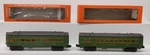 Lionel Vintage Lines Green/gray Passenger Cars #2401 #2402 Ex/box. Fixed Price $82.44.
