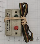 American Flyer XA10961-GW White "semaphore Man" Control Button With Wiring. Fixed Price $15.00.