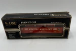 K-line K-5626 Western Maryland Gondola W/ 3 Crates O/027 Gauge Freight Car. Fixed Price $24.43.