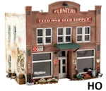 Ho Planters Feed & Seed Supply Pre-fab Bldg Kit Woodland Scenics PF5181. Fixed Price $35.99.