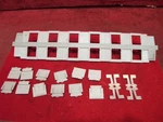 Lionel Post War #6346 Or #6446 4-BAY Hopper Roof Cover With 12 Hatches,. Fixed Price $7.75.