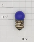 Acme 0606-1 3-8 Volt Mazda Screw Base Blue Translucent Bulb (10). Fixed Price $10.00.