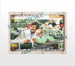 1976 Hornby Railways Model Train Hobby Toy Metal Tin Old Cottage Farm Signs. Fixed Price $19.49.