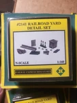 Scale Railroad Yard Detail Set Railway Express Miniatures #2141. Fixed Price $9.99.