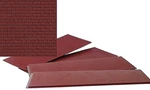 Walthers Cornerstone Ho Scale Brick Sheet Dark Red 933-3523. Fixed Price $17.42.