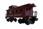 Lionel Postwar 6017/6357-TYPE Caboose California Southern 50 Aar Trucks C6. Fixed Price $9.95.