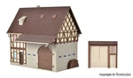 Vollmer 43731 Scale Series With Frame: Farmhouse Barn And Gate. Fixed Price $48.18.