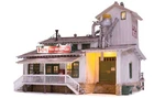Woodland Scenics Built Ready H&h Feed Mill W/ Led Lighting BR4949. Fixed Price $84.99.