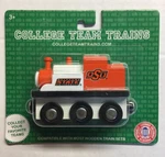 Oklahoma State University Wood Toy Engine Ncaa College Team Trains New. Fixed Price $16.00.