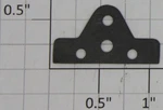 Lionel 2333-74 Coupler Retaining Plate (12). Fixed Price $8.40.