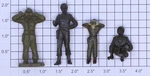 Acme 0707-1227 Gauge Military Figure Assortment (bag Of 4). Fixed Price $15.00.