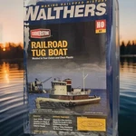 Ho Scale Walthers, Railroad Tug Boat Kit, #933-3153 Bn Sealed Box. Fixed Price $98.76.