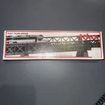 Atlas #886 Ho Scale Nickel Silver Pony Truss Bridge Building Kits Nib. Fixed Price $19.99.