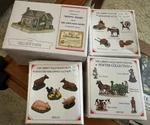 Liberty Falls Hillside Farm/mining Scene Lot Of AH182 AH196 AH224 AH121 Pewter. Fixed Price $49.00.