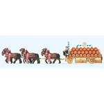Horse Drawn Lowenbrau Beer Wagon Preiser 30437. Fixed Price $102.12.