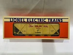New In Box Lionel 6-19930 Railroad Club Four-bay Hopper. Fixed Price $25.00.