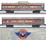 Lionel 25446 Pwc Santa Fe "super Chief" Alum. Passenger 2-CAR Set O-gauge Nib *. Fixed Price $179.99.
