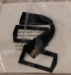 Walthers U429 Ho Passenger Car Diaphragms One Pair. Fixed Price $9.99.