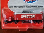 Classic Work Mini Metals 31134 Spector White Tractor 32' Aero-van Trailer. Fixed Price $19.95.