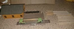 Vintage Cox Big Pine Sawmill Ho Scale With Lumber Flatbed & Extra Wood. Fixed Price $30.00.