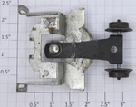 Lionel 1120-7 Blackened Front Scout Truck With Bracket Assembly (10). Fixed Price $40.00.