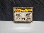 Woodland Scenics Scale Farm Animals A1888 Accents Horses Cow Donkey. Fixed Price $9.25.