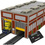 Gauge Modern Engine House W/motorized Doors For Model Railways (ddp). Fixed Price $220.00.