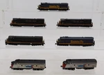 Scale Minitrix Assorted Powered Locomotives 7. Fixed Price $140.99.