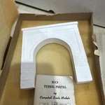 Campbell Scale Models 347-135 Ho Single Track Stone Portal Building Kit. Fixed Price $15.00.