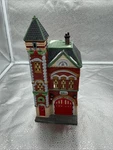 Dept 56 Christmas In The City "red Brick Fire Station" ITEM#273 No Light Or Box. Fixed Price $48.00.
