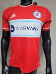 Adidas Chicago Fire Mls Home Soccer Jersey Men Size Small Slim Fit #JL5835. Fixed Price $44.99.