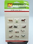 Vintage Bachmann Railroad Accessories 52-7002 Figures Set #2. Fixed Price $11.95.