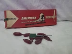 Gilbert 23025 American Flyer Smoke Cartridges For 3/16" Scale Trains. Fixed Price $5.00.