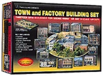 Woodland Scenics S1485 Scale Town Factory Building Set - Structure Kits. Fixed Price $169.99.