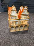 Vollmer 3740 3743 European Shops/apartment Building Fully Assembled. Fixed Price $34.99.
