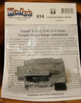 Kadee #814 (s Scale) Coupler Height Gauge For Equipment. Fixed Price $24.25.