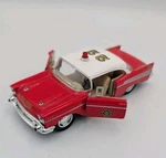 1957 Chevy Bel Air Kinsmart Series Red Die Cast Fire Truck Dept 22. Fixed Price $9.99.