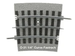Lionel Fastrack O31 Quarter Curved 6-81662 O-31 1/4". Fixed Price $9.99.