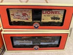 Lionel 6-39321 Art Box Car Pack 6-39322, 6-35192, O- Gauge, Piece Set. Fixed Price $57.99.