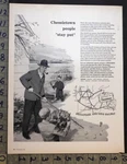 1953 Chesapeake Ohio Railroad Line Chessietown Employ Train Travel FC3995*. Fixed Price $21.95.