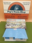Plasticville # 1852:179 Ranch House White W/ Light Blue Roof Bicentennial Box. Fixed Price $23.95.