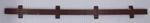 Lionel 714-24 Long Brown Painted Boxcar Catwalk Missing Roof Hatch-incomplete. Fixed Price $16.00.