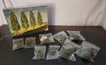 Plasticville 2413 Ho Poplar Complete Set Of Trees.... Fixed Price $24.50.