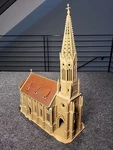 Vollmer Ho Scale #43739 Cathedral Church Stuttgart Iluminated Fully Assembled. Fixed Price $119.99.