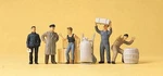 Preiser 14147 Ho Scale Loading Dock Workers PKG(5). Fixed Price $15.99.