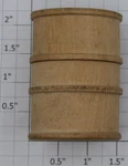 Lionel 209-4 Extra Large 2-PIECE Wood Drum Barrel (12). Fixed Price $25.20.