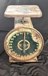 Vtg Montgomery Ward Family Scale 24 Pound Rustic Farm House Decor, Functions. Fixed Price $64.99.